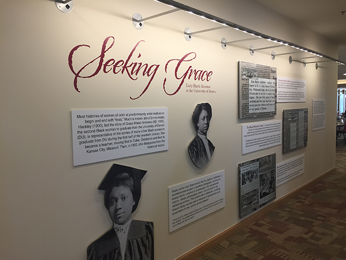 Seeking Grace Exhibit image from Anderson Academic Commons, University of Denver
