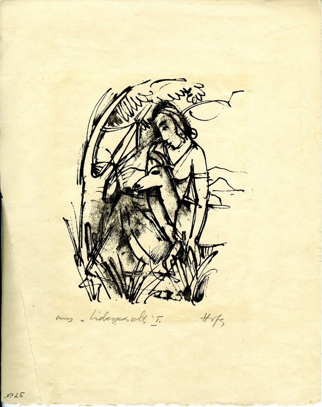 &quot;Mädchen mit Reh (aus Liebesgedichte)&quot; or &quot;Girl with Deer (from Love Poetry)&quot;