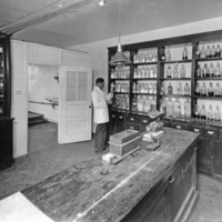 Interior View of the Pharmacy at the Jewish Consumptives&#039; Relief Society
